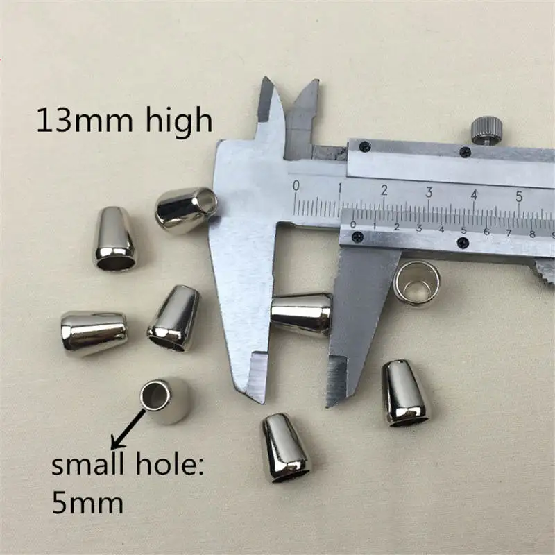 10 шт. металлического сплава шнур кончик Концевая заглушка конические украшения