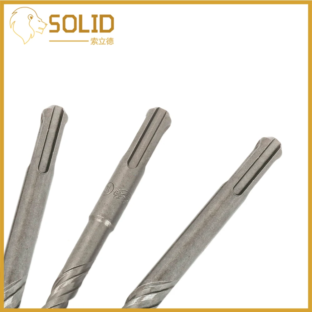 

3Pcs Twist Spiral SDS Plus Drill Bit Round Shank Electric Hammer Drill Bit for Concrete Wall Drilling 260mm 20/22/25mm