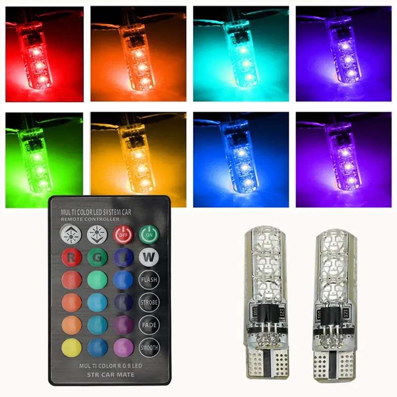 2 шт. автомобильные светодиодные лампы для чтения T10 5050 6-SMD | Автомобили и