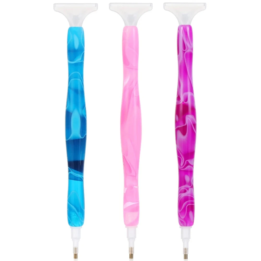 

5D DIY Diamond Painting Tools Handmade 100% Resin Point Drills Pen for 5D Painting with Diamonds Accessories Pen