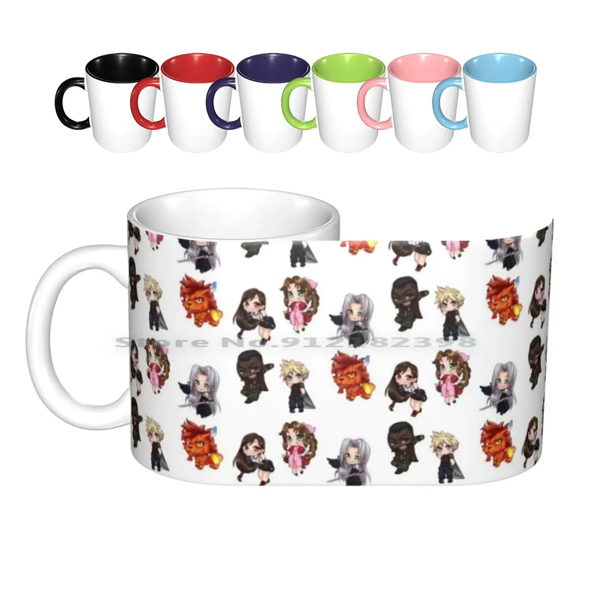 

Chibi финальная фантазия Vii Керамические Кружки Кофейные чашки Кружка для молочного чая финальная фантазия Vii Ffvii финальная фантазия Ff7 финаль...