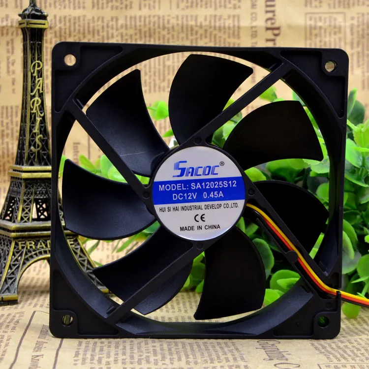 

New original SA12025S12 12025 12v 0.45A 12CM cm chassis cooling fan