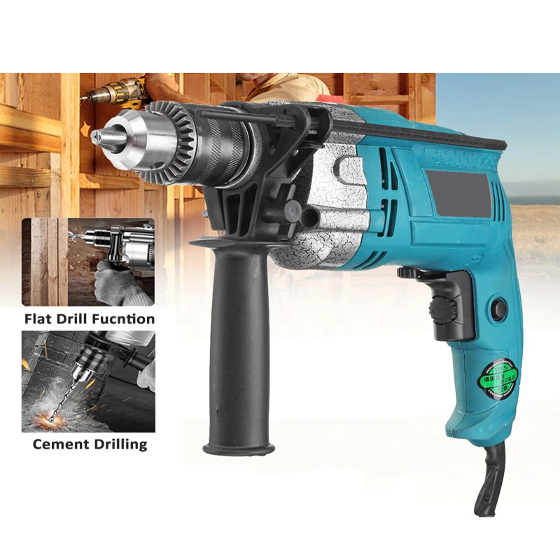 Электрический бесщеточный ударный сверлильный пистолет вращающийся молоток