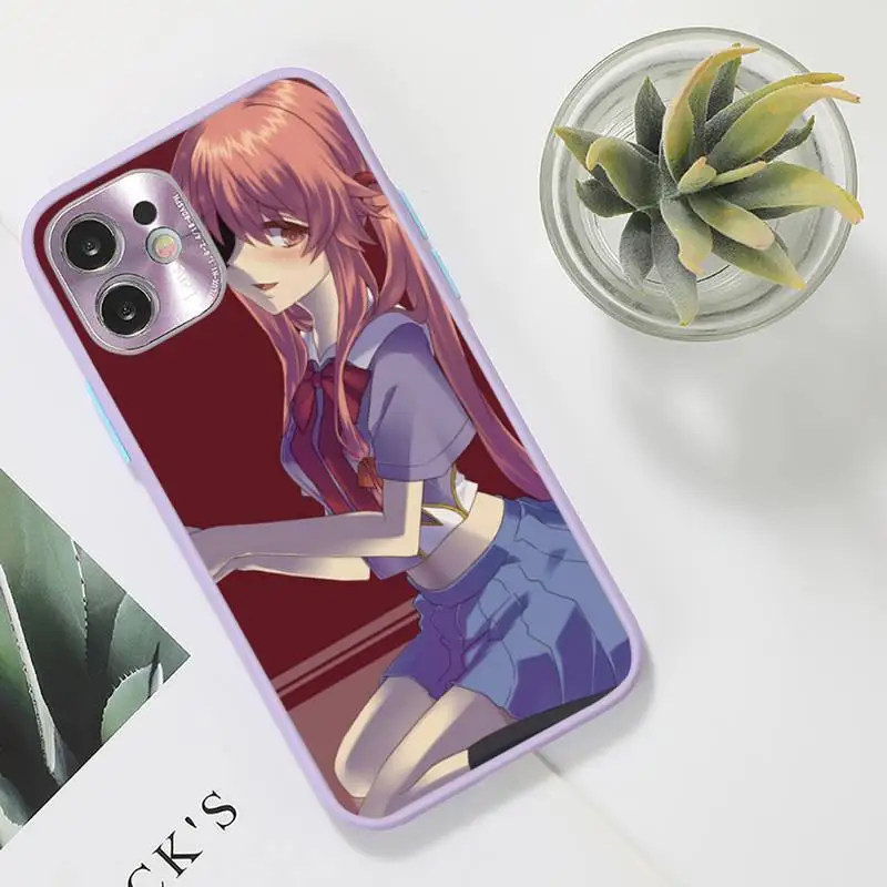 

Future Diary Mirai Nikki Phone Case Color Matte Transparent for iPhone 7 8 11 12 s mini pro X XS XR MAX Plus funda
