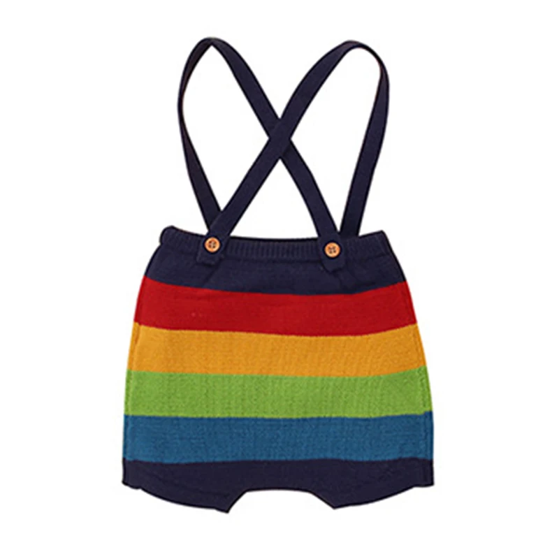 Детский трикотажный комбинезон Радужный для новорожденных на осень 2020|Ромперы| |