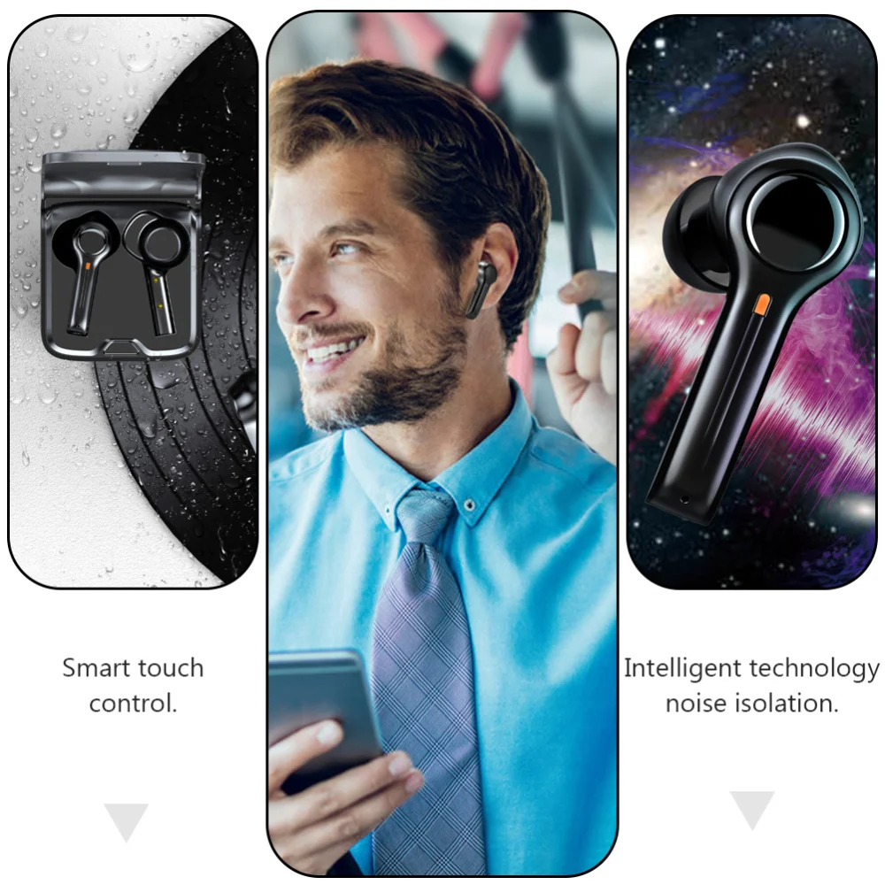 

1 set of Wireless Earbuds Game Headset USB Charging Smart Earphone