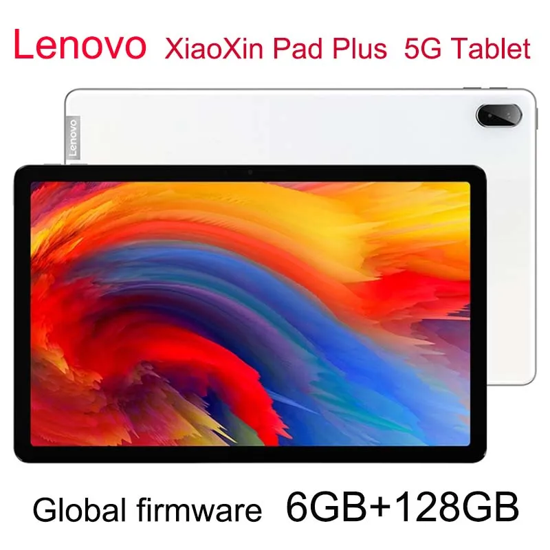 Original Lenovo XiaoXin Pad Plus 5G 11 inch Tablet TB-J607Z 6GB RAM 128GB ROM Qualcomm Snapdragon 750G Octa Core 7700mAh 13+8 MP