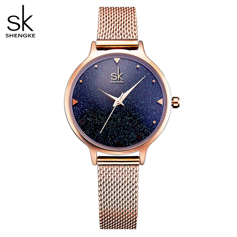 

SHENGKE Fashion Elegant Quarts Women Watch Rose Gold Women Wrist Watch New Ladies Brand Luxury Relogio Feminino Reloj Mujer