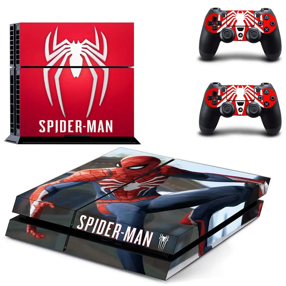 GYTM2589 Мстители Endgame Железный человек паук PS4 Кожа Наклейка виниловая для консоли Playstation 4 и 2 контроллера PS4 наклейка КОЖА - Цвет: GYTM2589