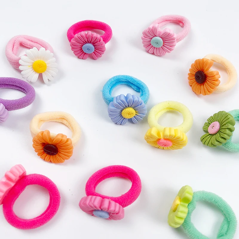 newborn socks for babies 10pcs/bag 2cm Bow Girls Scrunchie Elastic Hair Bands Kids Baby Rubber Headband Decorations Ties Gum For Mini Hair Accessories cool baby accessories