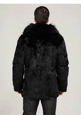2020 новый стиль мужской 3XL черный повседневный длинный дизайн мужские шубы из