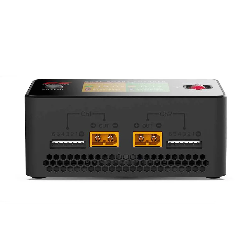 HOTA P6 двойное умное зарядное устройство AC240W DC 600W 15A F/ RC хобби Lipo LiIon NiMH батарея с Type-C