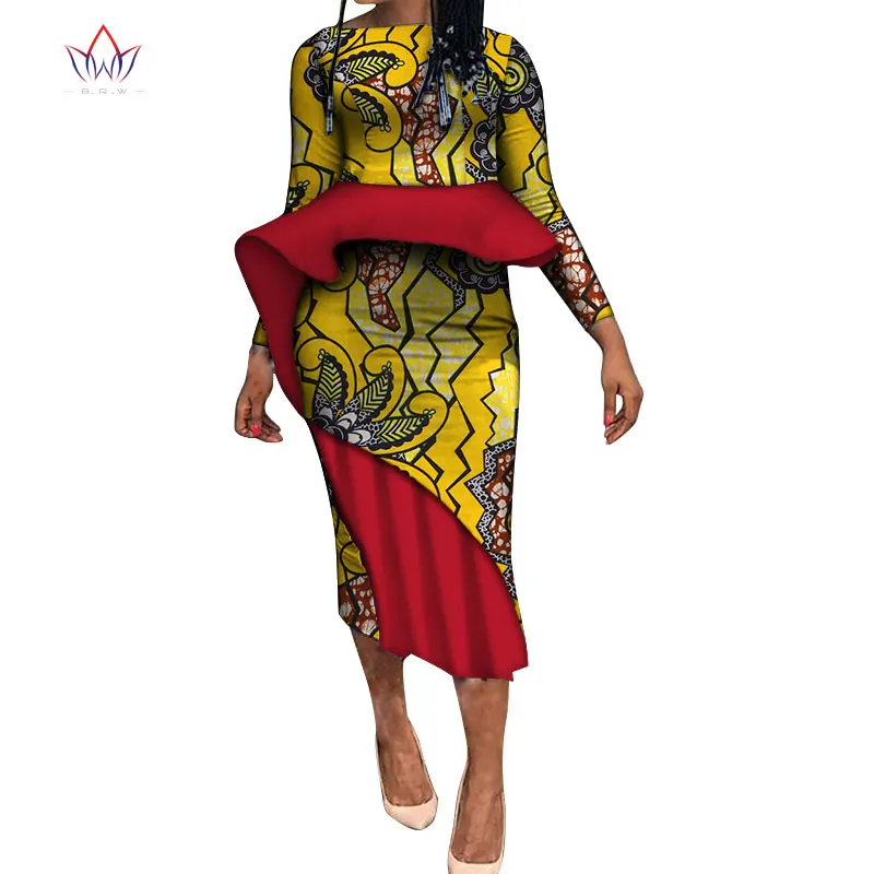 Новинка 2020 африканская одежда Дашики для женщин Африканское платье Анкара базин
