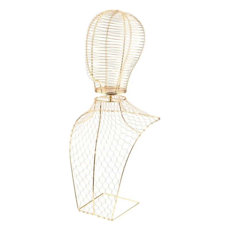 

Detachable Metal Display Stand Mannequin Head for Displaying Cap /Scarfs Wig Stand Iron Mannequin Display Stand