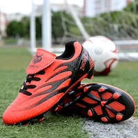 mens outdoor ultralight soccer shoes non slip fgtf boys football ankle boots kids sport training sneakers soccer cleats unisex