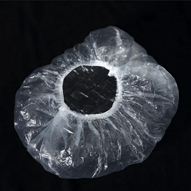 Водонепроницаемый и прочный одноразовый эластичный банный колпачок прозрачный