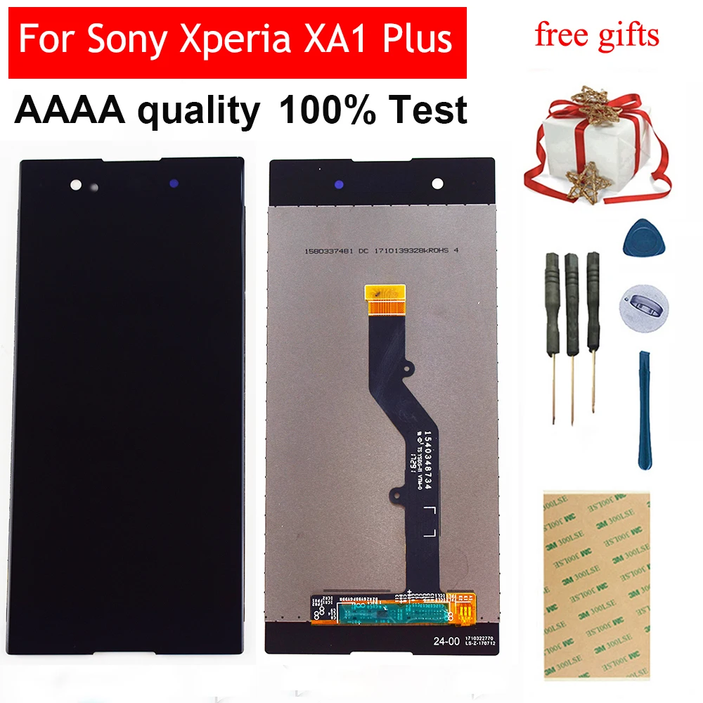 Для sony Xperia XA1 Plus дисплей кодирующий преобразователь сенсорного экрана в сборе для
