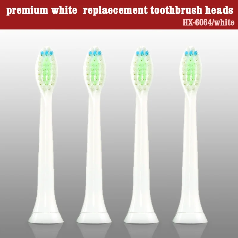 HX-6064(white) Съемные насадки для зубной щетки для philips sonicare Электрическая зубная щетка насадки зубных щеток для алмазной чистки 5 - Цвет: HX-6064(white)