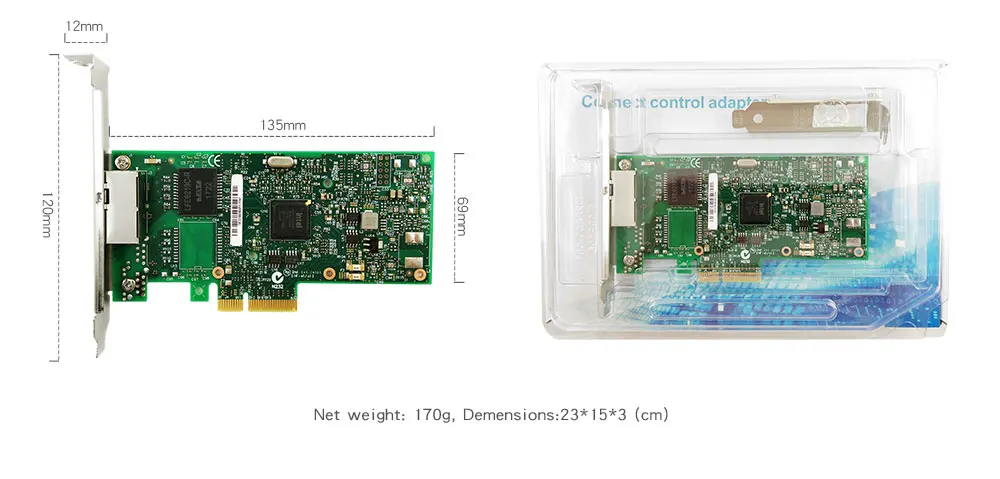 I350-T2 2 Порты и разъёмы PCIe Порт Gigabit Ethernet серверный адаптер 10/100/1000 Мбит/с сетевая карта Intel I350 Чипсет