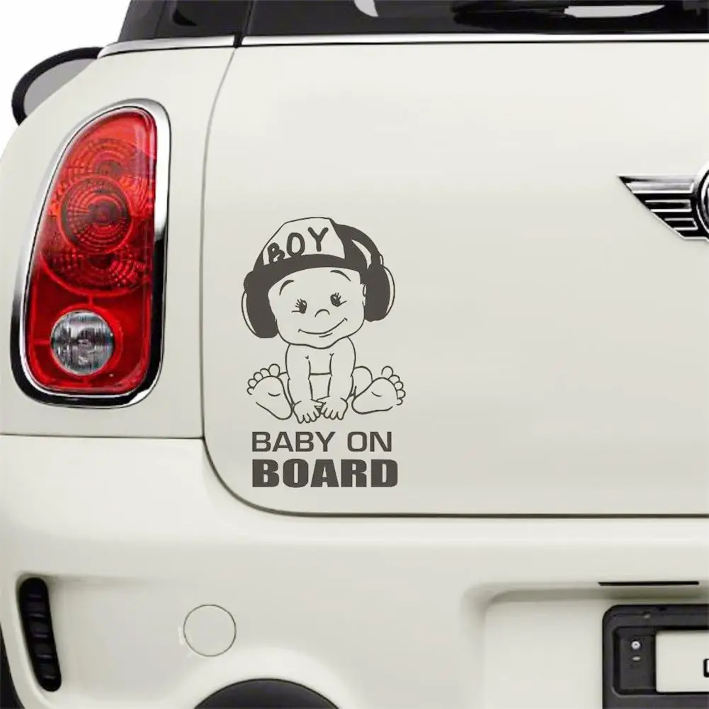 Автомобильная наклейка Детская на борт автомобиля Наклейка креативная Мода