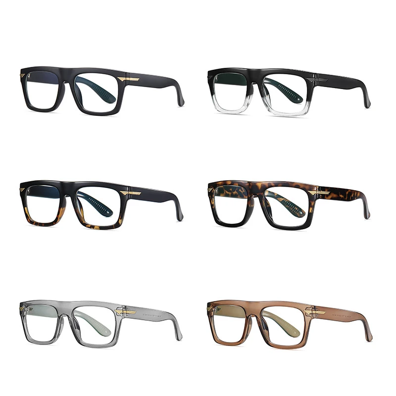 

Fashion Vintage TR90 Anti Blue Light Rays Computer Luxury Classic Square Glasses Men Women Myopia Optical Eye Glasses Frame