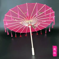transparent oil paper umbrella classical style decoration performance road with flower umbrella dance walk show silk umbrella