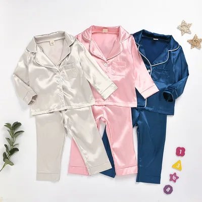 

children pajamas kids most popular pajamas sets girls boys long sleeves high quality hot sell sleepwear Loungewear and nightwear