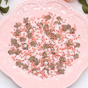 Рождественские блестки KSCRAFT для творчества, изготовление открыток, коллекция крафт-цветов