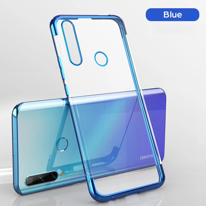 Мягкий прозрачный чехол для Huawei Honor 9C 9A 9X Премиум с лазерным покрытием ТПУ