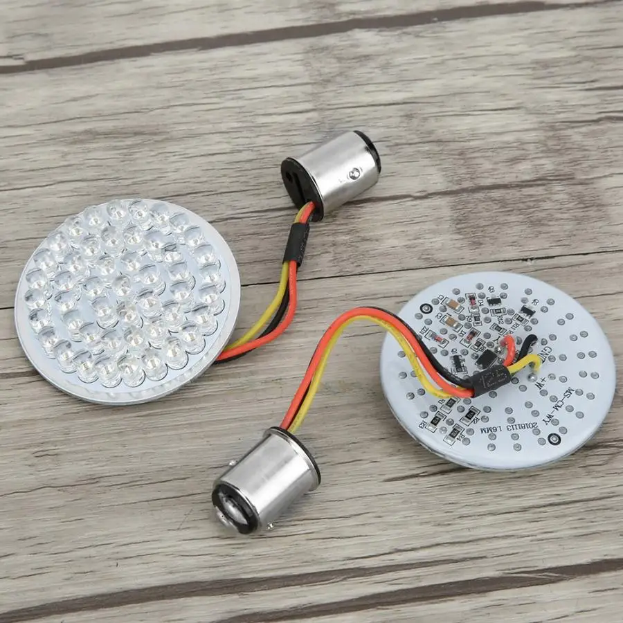 1 пара пуля стиль задний светодиодный стоп сигнал комплект сигнала поворота с 1157