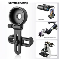 universal cell phone adapter bracket phone holder clip mount soft rubber material binocular monocular spotting scope telescope