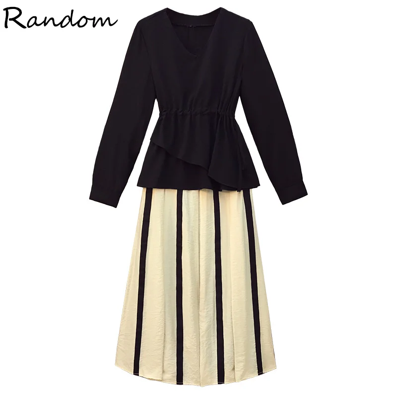 Lus Размер 2020 осень зима элегантный OL костюм для женщин женская рубашка Топ и