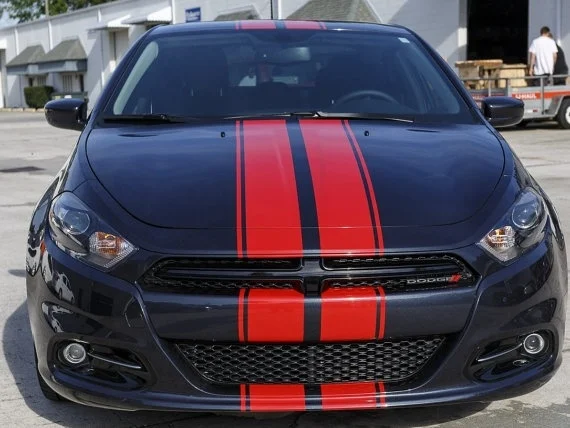 

Графический набор Dodge Дротика 6 дюймов с двойными раллийными полосками, 1 комплект, все годы