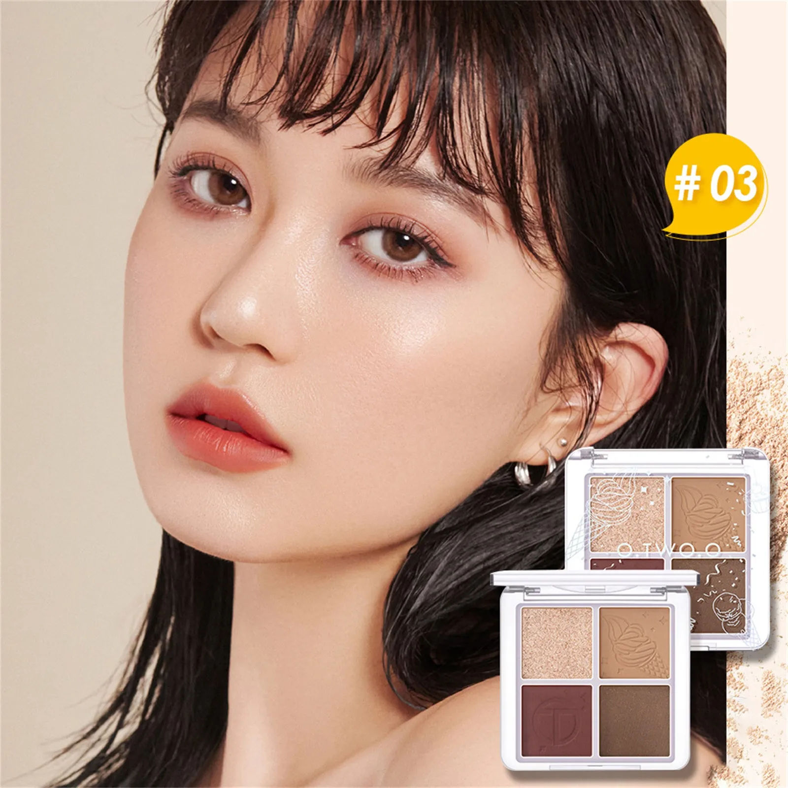 

Fashion Eyeshadow Palette Waterproof Earth Color Eye Shadow Nakeds Palette Glitter Eye Shadow MakeUp Nude Set Korea Cosmetics