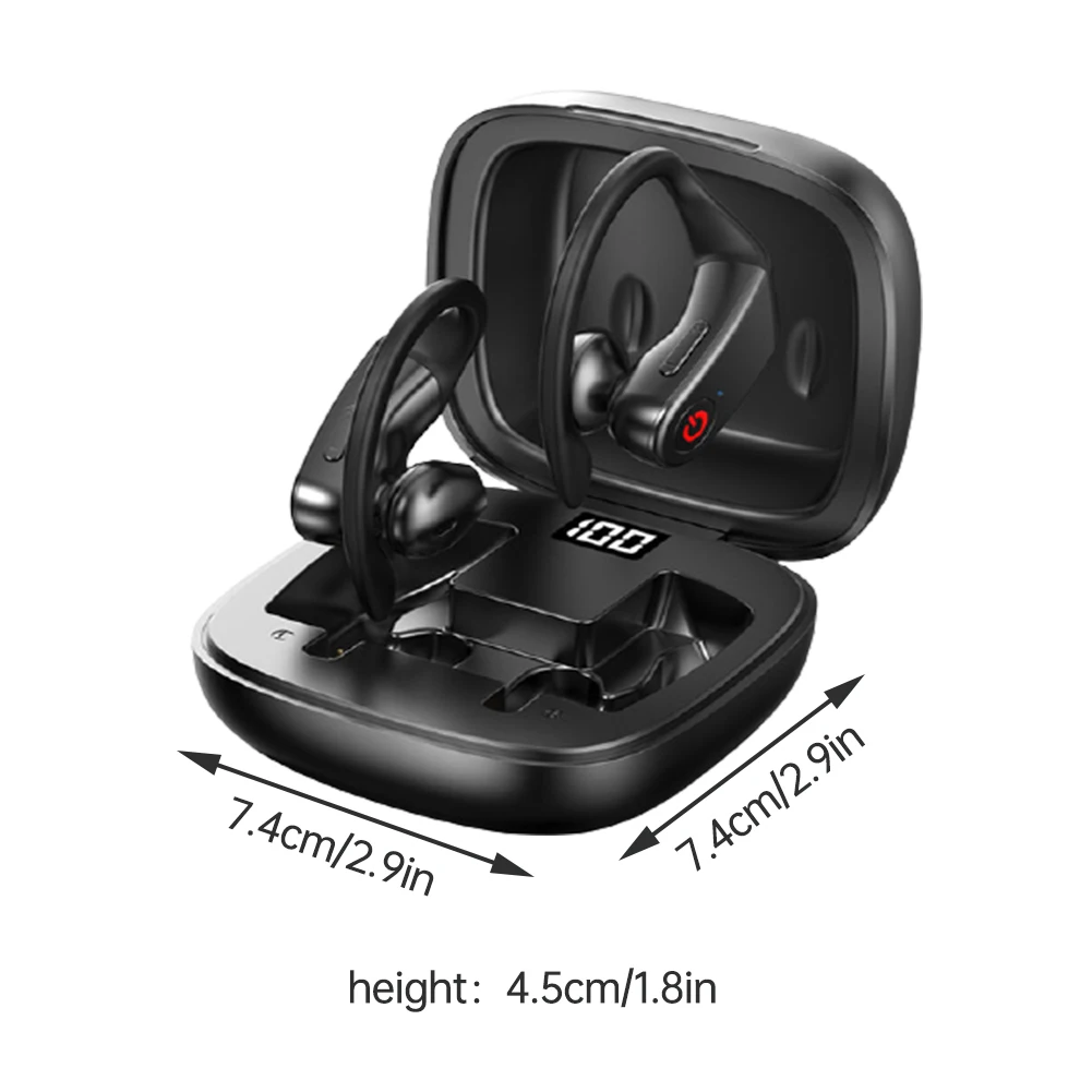 

2021 Wireless Earbuds Bluetooth 5.0 Headphones B10 Deep Bass Sound Hi-Fi Stereo Noise Cancelling LED Display For IPhone Android