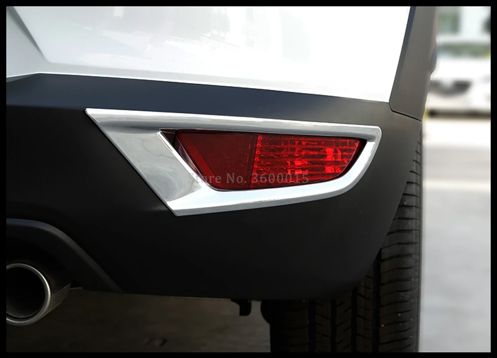 Для Mazda CX3 CX 3 2015 2019 2020 хром задняя противотуманная фара лампа светильник крышка