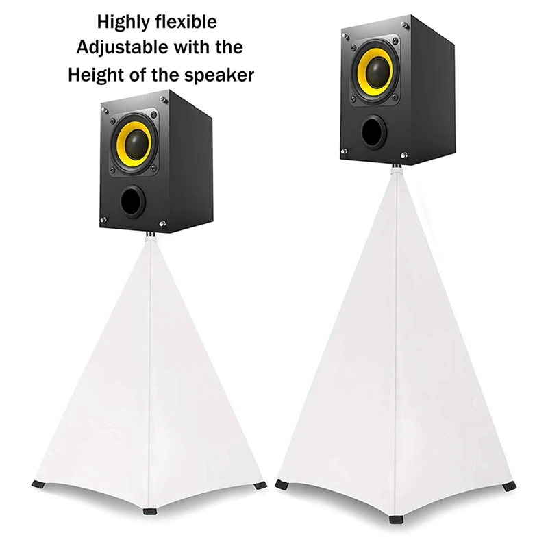 Universal Dj Light Speaker Stand Cover Double Sided Tripod Skirt Scrim Stretchable Material | Электроника