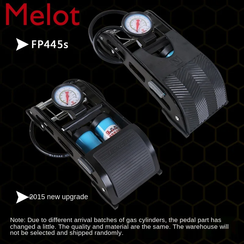 

Honor High Pressure Car Double Tube Foot-Operated Inflator Electric Car Motorcycle Bicycle Pedal Type Portable Air Pump