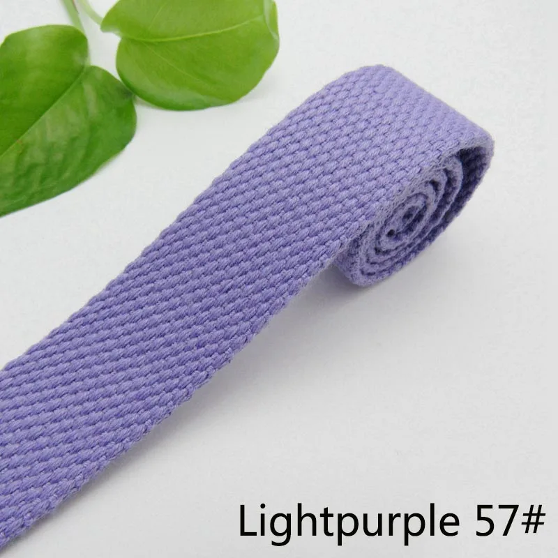 lightpurple 3 метра 50 мм толщиной 2 мм холст полиэфирная хлопчатобумажная тканая лента Этикетка Лента для сумок лямка для рюкзака ремешок Привязка смещения ленты DIY шитье ремесло - Цвет: lightpurple