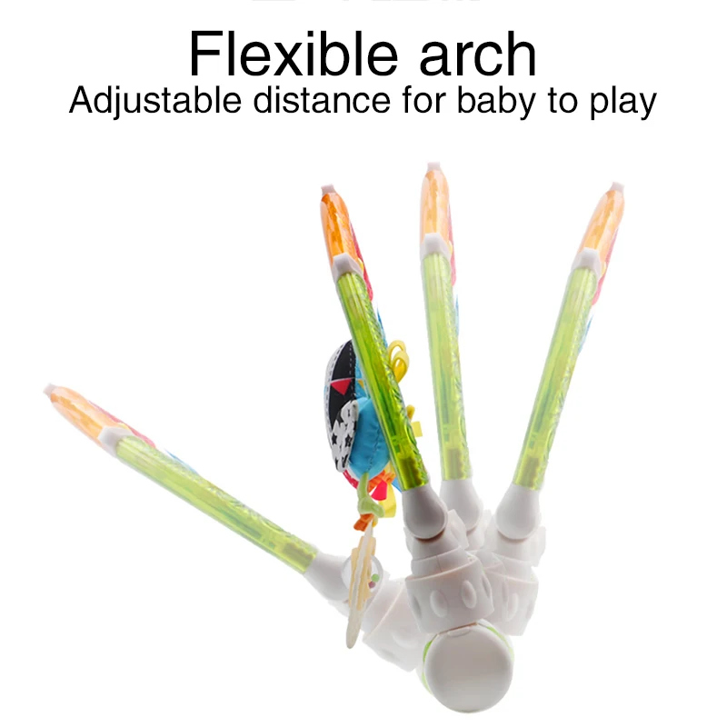 Детский мобильный держатель для игрушек вращающийся телефон с животными из