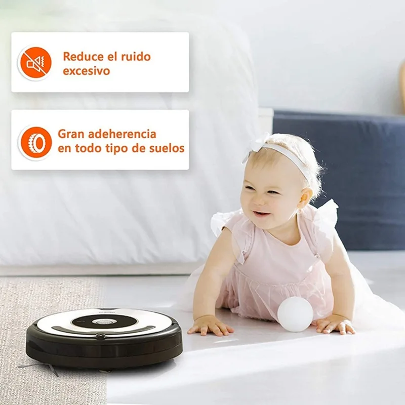 2 шт. шины для Irobot Roomba Wheels 500 600 700 и 800 серии противоскользящие отлично прилипают