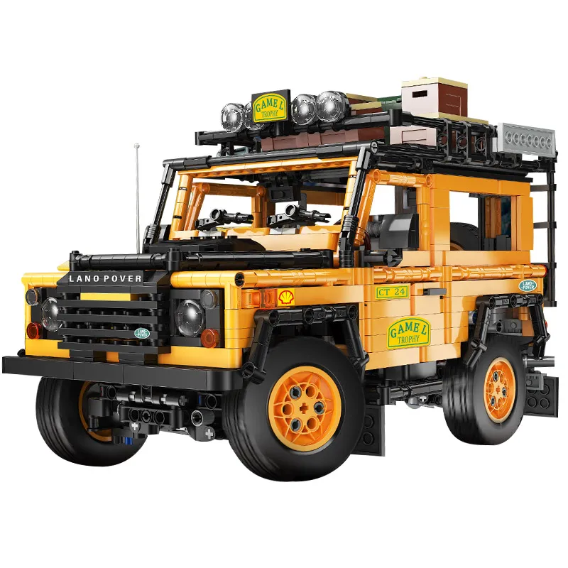 

Yeshin J908 Car Model The MOC SUV OFF-ROAD Vehicle Defender Car Set Assembly Building Blocks Bricks Toys Kids Christmas Gifts