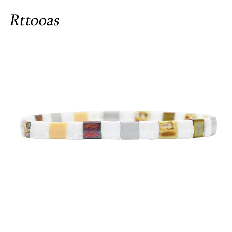 

Rttooas Miyuki Tila Beads Bracelets Multicolor Handmade Trendy Jewelry Summer Beach Bracelet Pulseras Mujer 2020 Armband