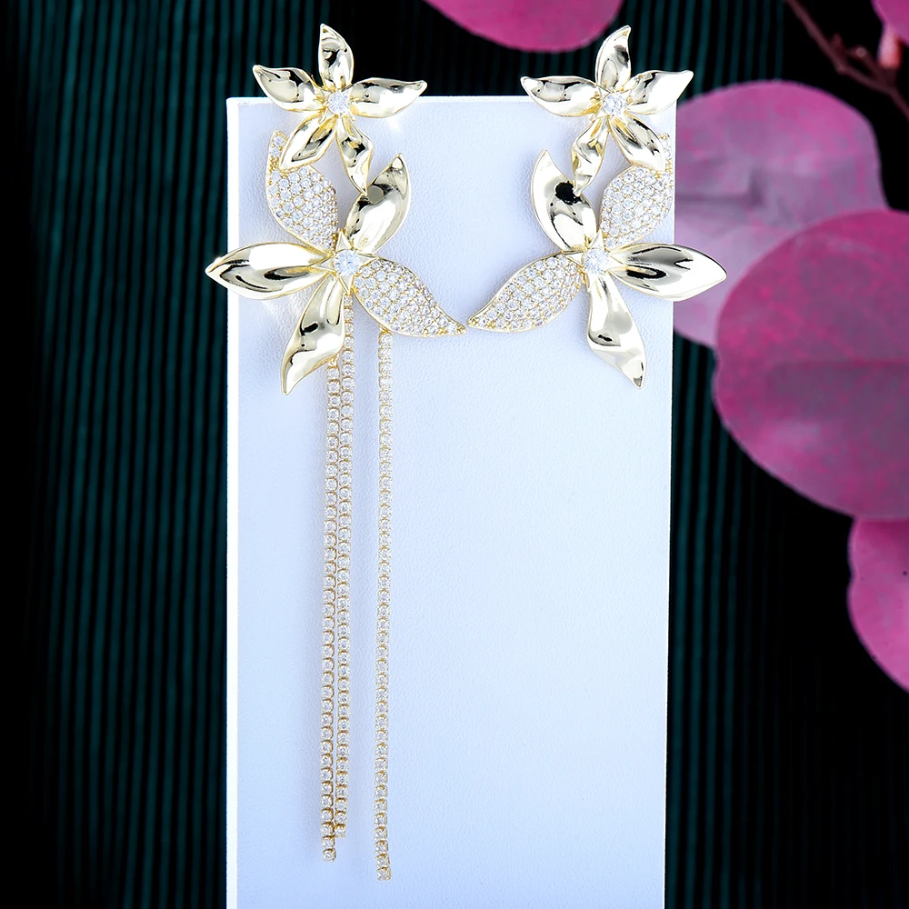 

GODKI High Quality New Cute Romantic Trend Style Butterfly Drop Earrings Cubic Zirconia Women Wedding Trendy Earrings Bijoux