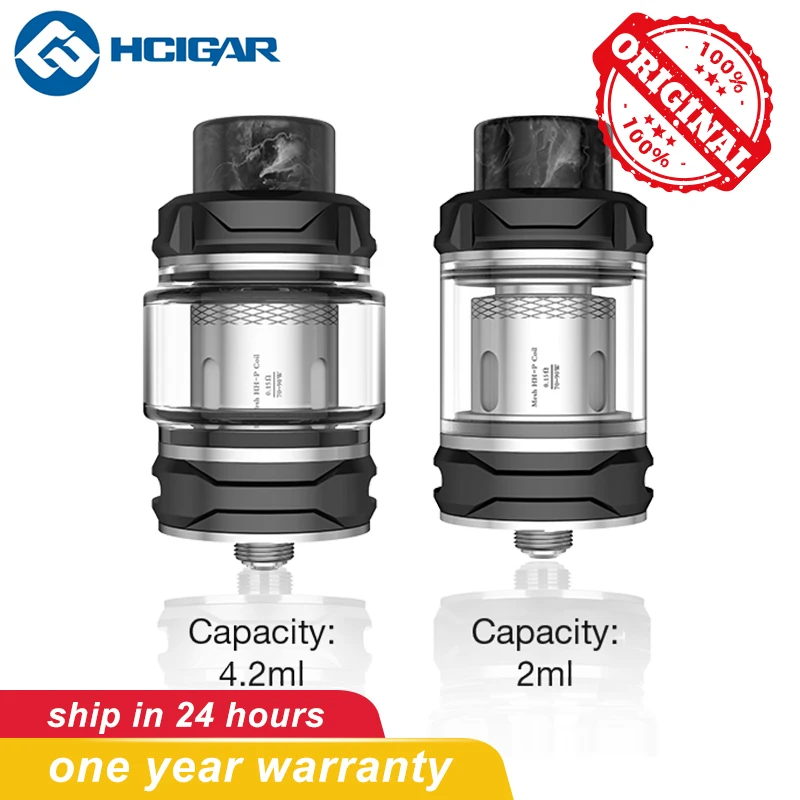 Оригинальный Hcigar Mars Mesh Subohm vape Tank 3/5 мл 510 нить с одной сеткой атомайзер для