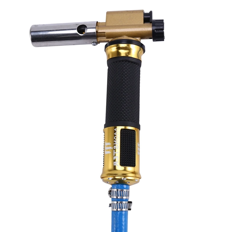 

Electronic Ignition Liquefied Gas Welding Torch Kit with Hose for Soldering Cooking Brazing Heating Lighting