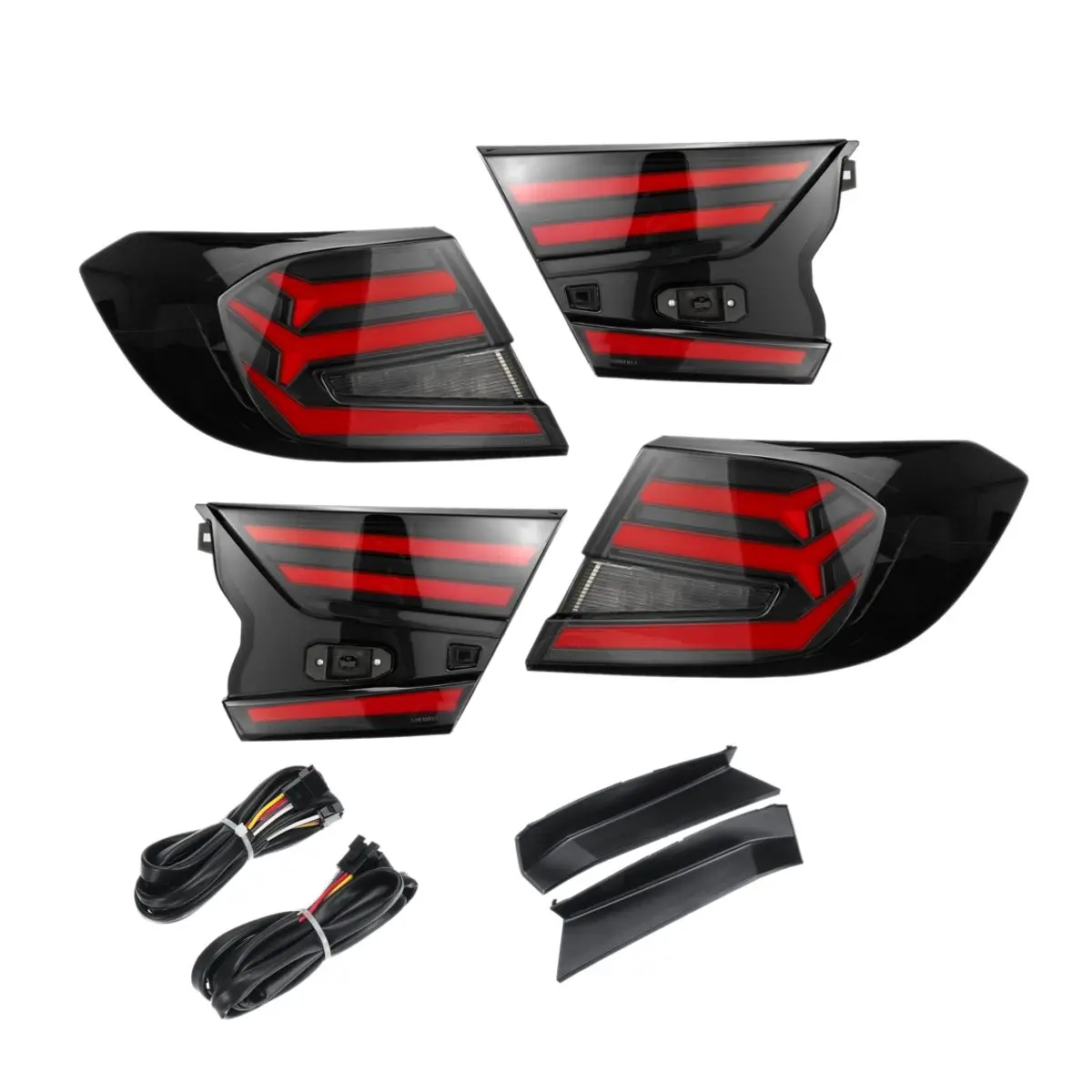 

Car Styling Taillight For Honda For Accord 2018 2019 Tail lights LED Tail Lamp Rear Trunk Brake Lamp Cover Smoke Plug and Play