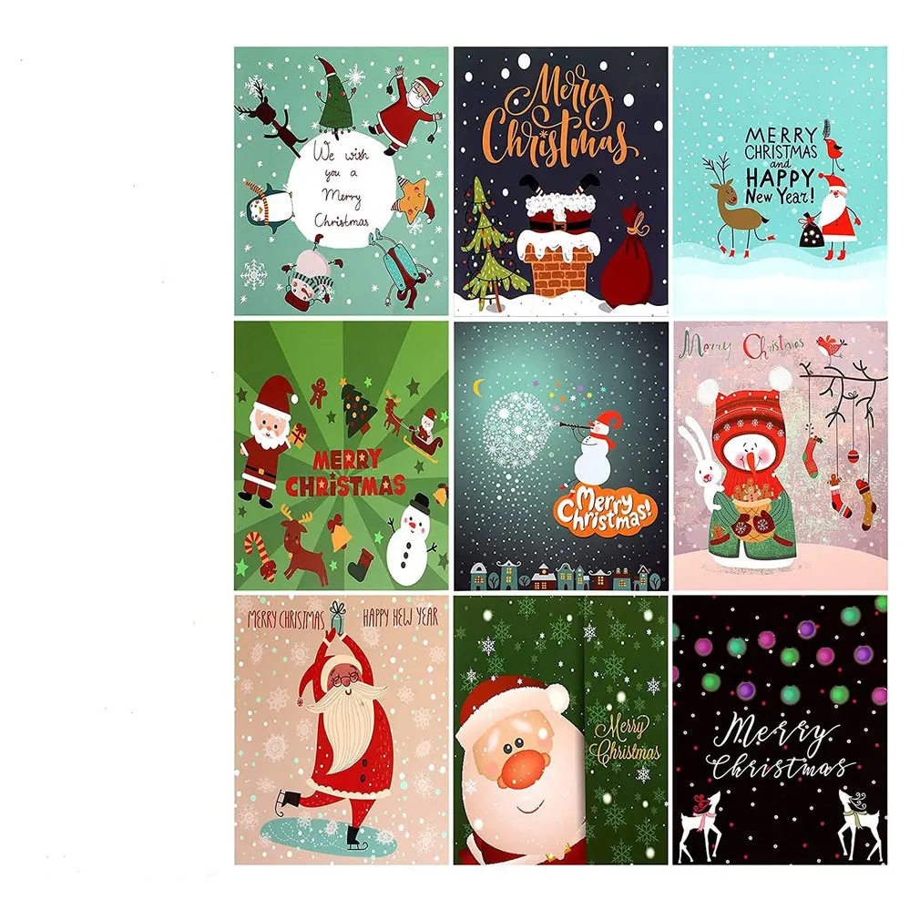 

10 шт., новогодние наклейки на бутылки вина