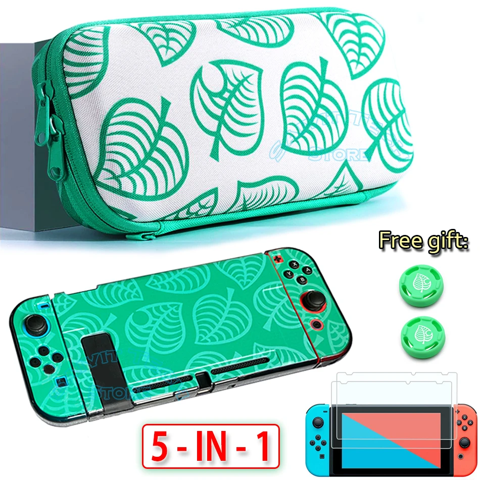 

For Nintend Switch Portable Travel Carrying Bag NS Animal Crossing Case Cover&PC Hard Shell for Nintendo Switch/Lite Accessories