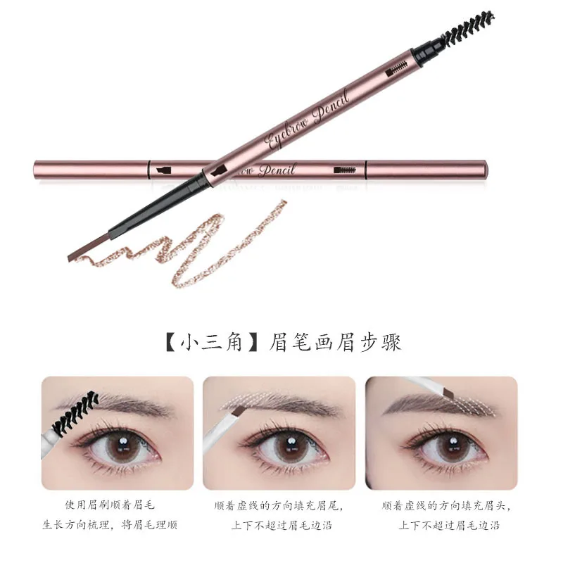 Очень маленький двухсторонний треугольный не Обесцвечивающий карандаш для